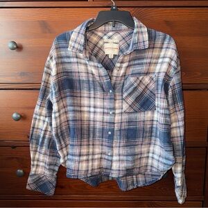Scotch & Soda Amsterdam Soft Pink & Blue Brushed Flannel
